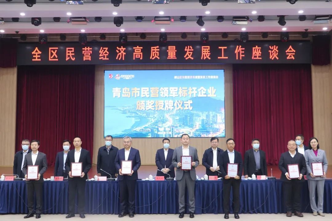 喜報！盛瀚榮獲2022年青島市民營領(lǐng)軍標桿企業(yè)